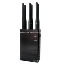 6 Antenna 3G 4G Cell Phone & Lojack Jammer; Portable 3G 4G Cell Phone Jammer & WiFi Signal Jammer